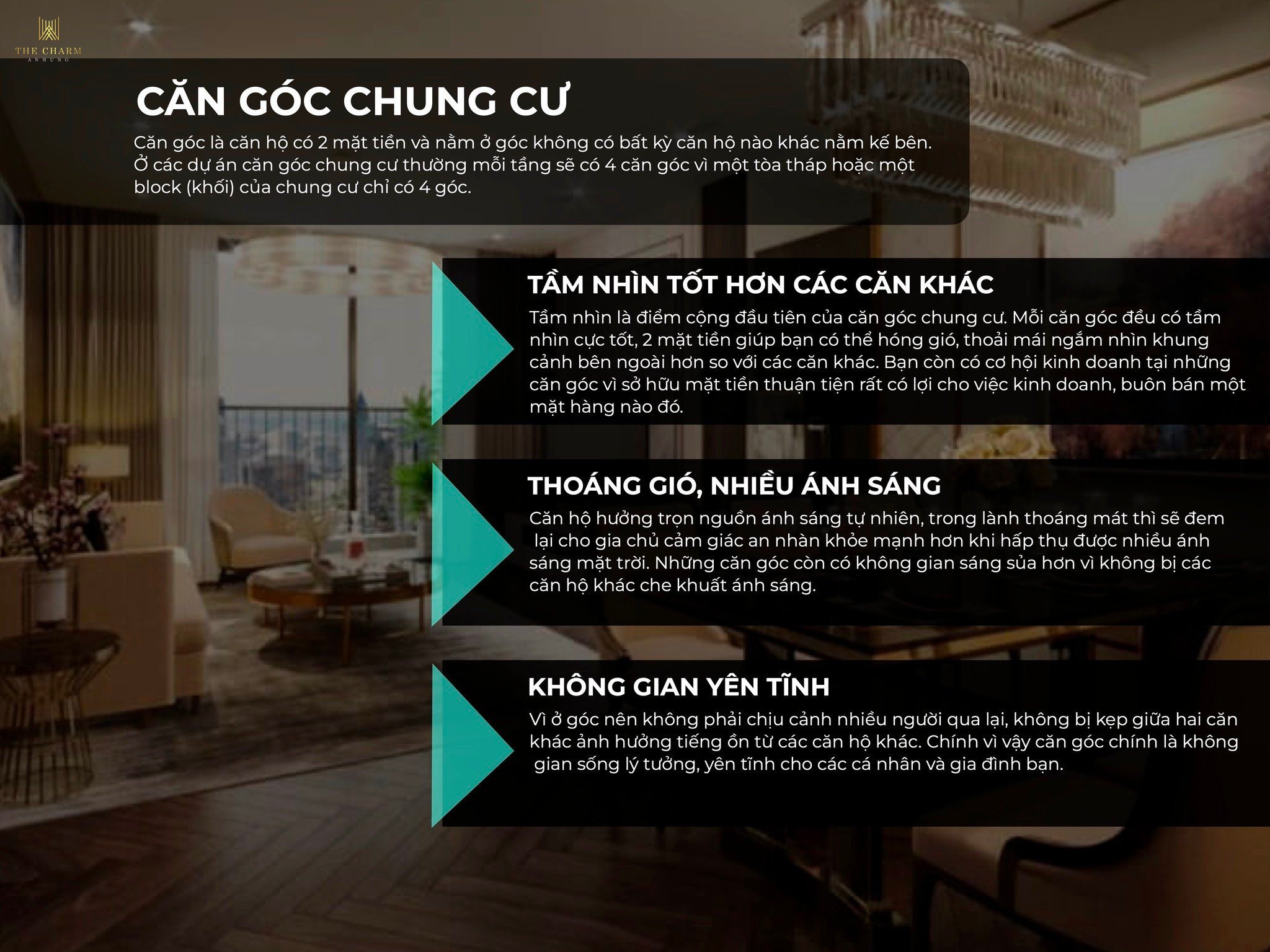 Can Goc Chung Cu The Charm An Hung